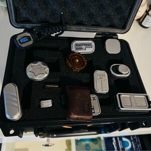 Gucci Black and Silver Gadget Case